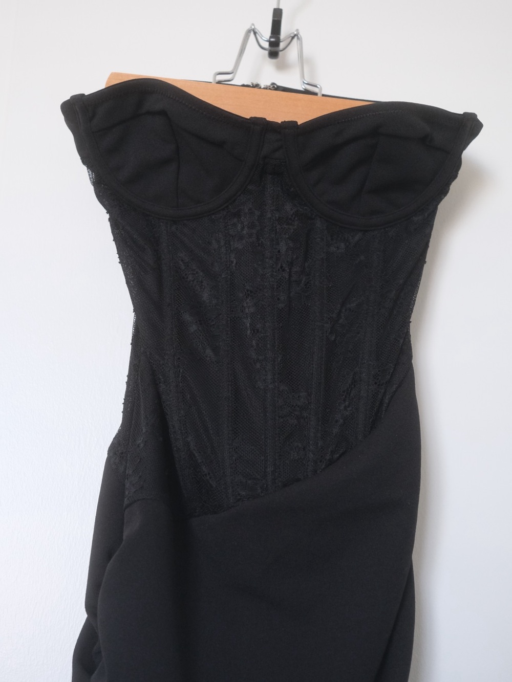 WHITE FOX BOUTIQUE On Paper Mini Dress - BLACK
